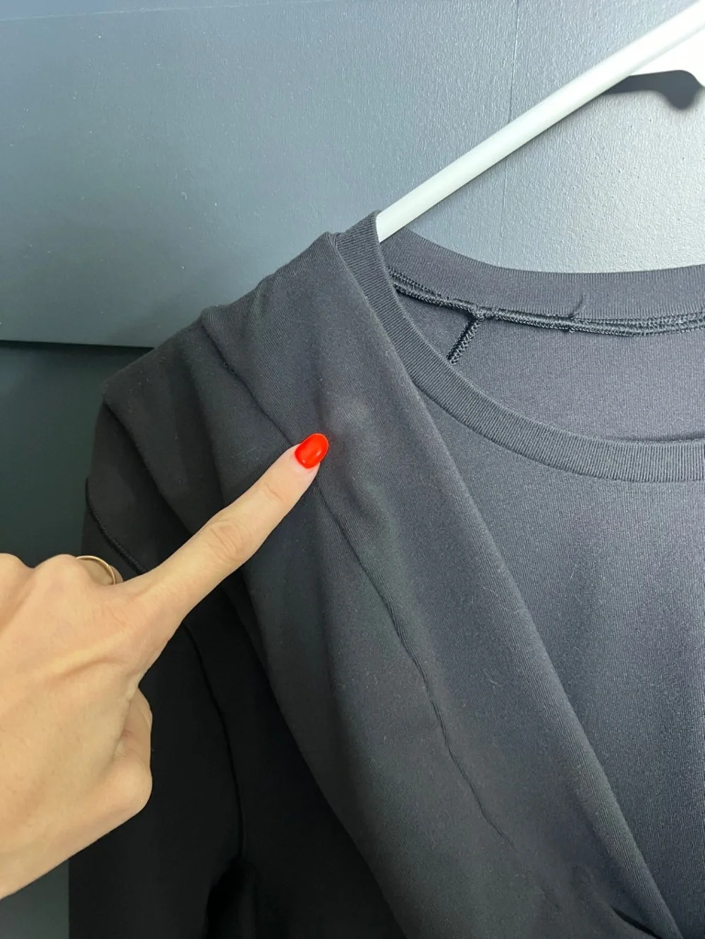 Lululemon Men's Rulu Fleece Crewneck Long-Sleeve Running Shirt Medium - Picture 7 of 8